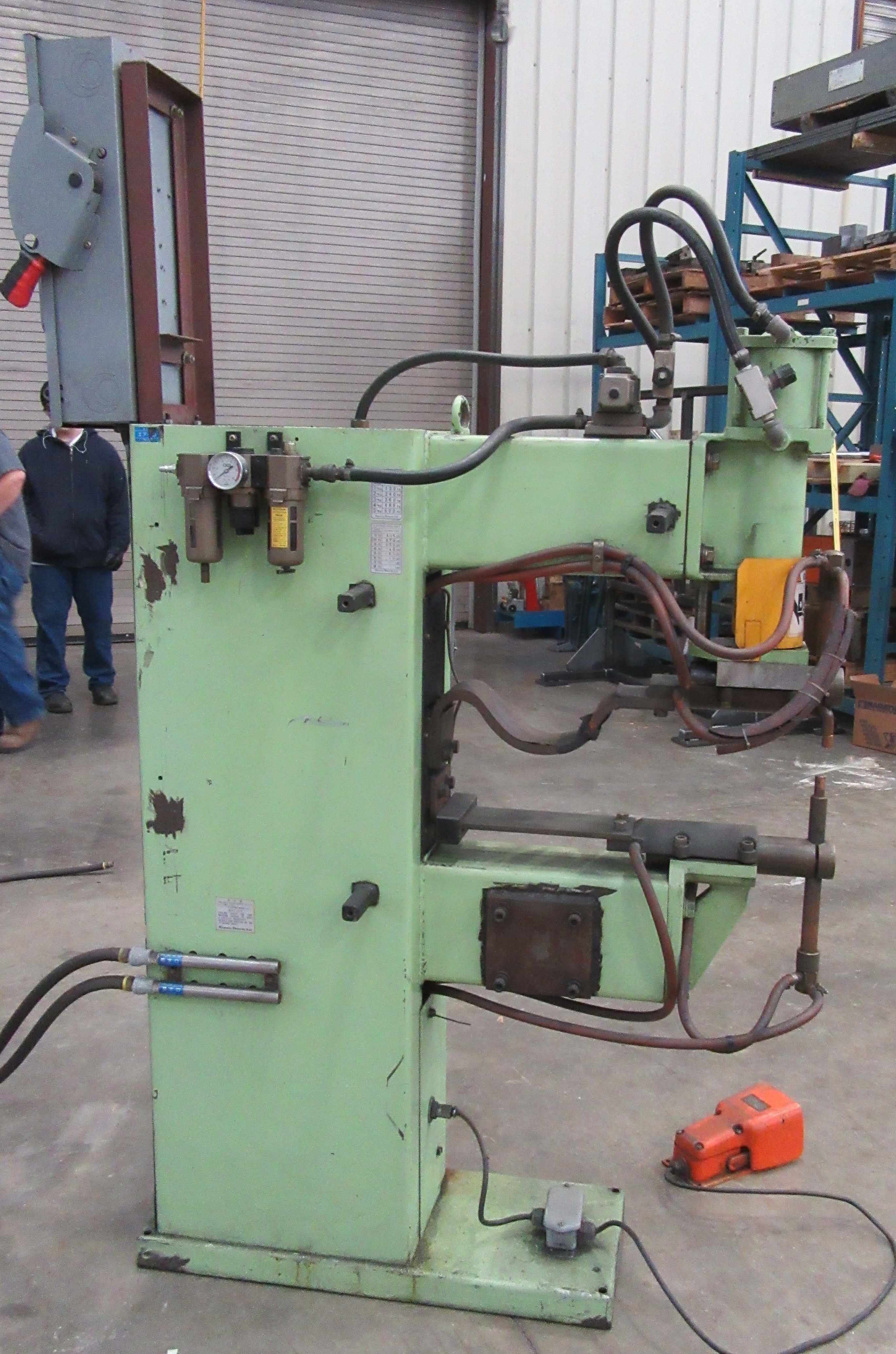 6726 KIMURA Presstype Spot Welder, 50 KVA TJ SNOW Resistance Welders