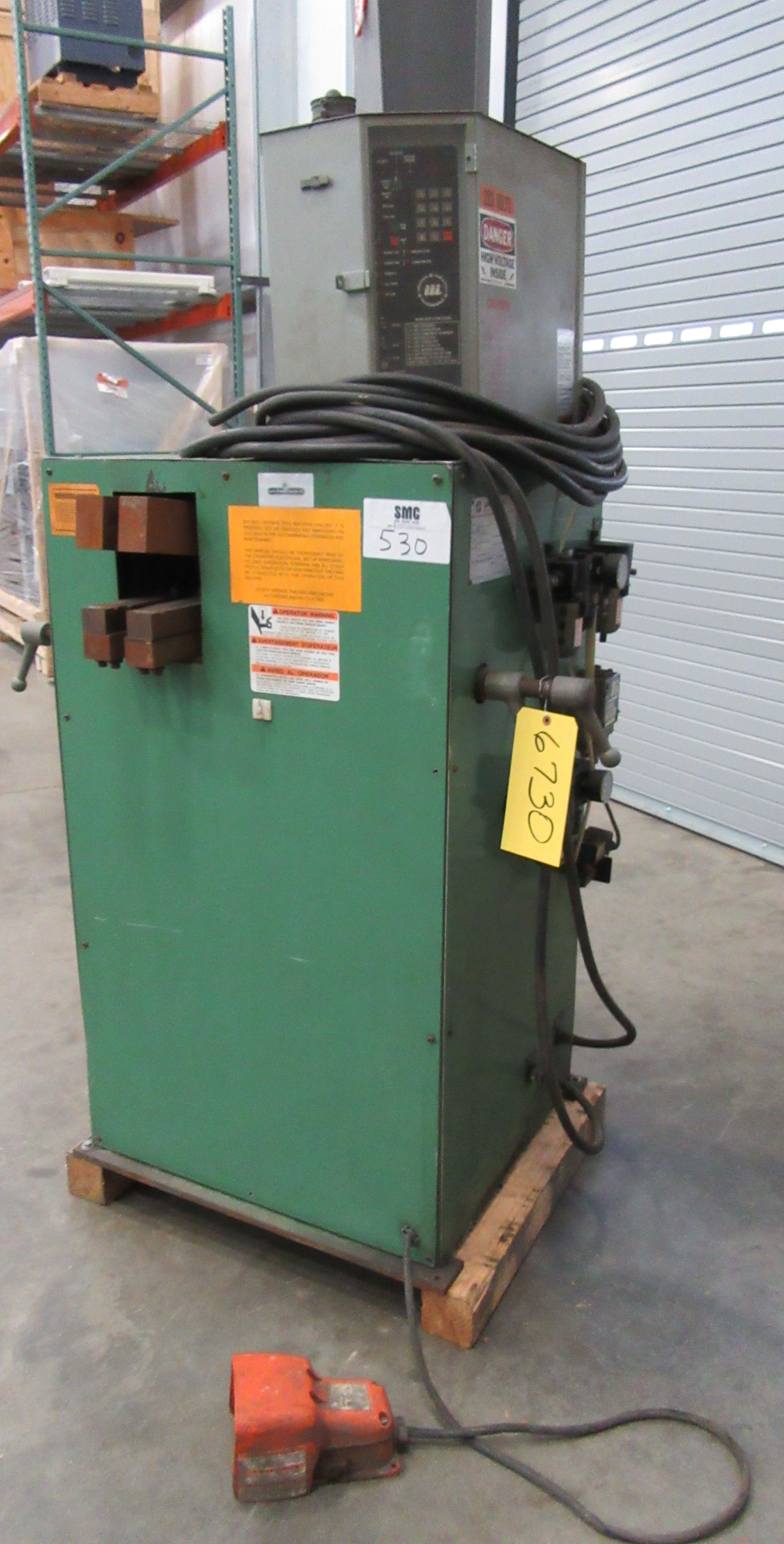 6730 Heavy Duty Butt Welder, 75 KVA TJ SNOW Resistance Welders