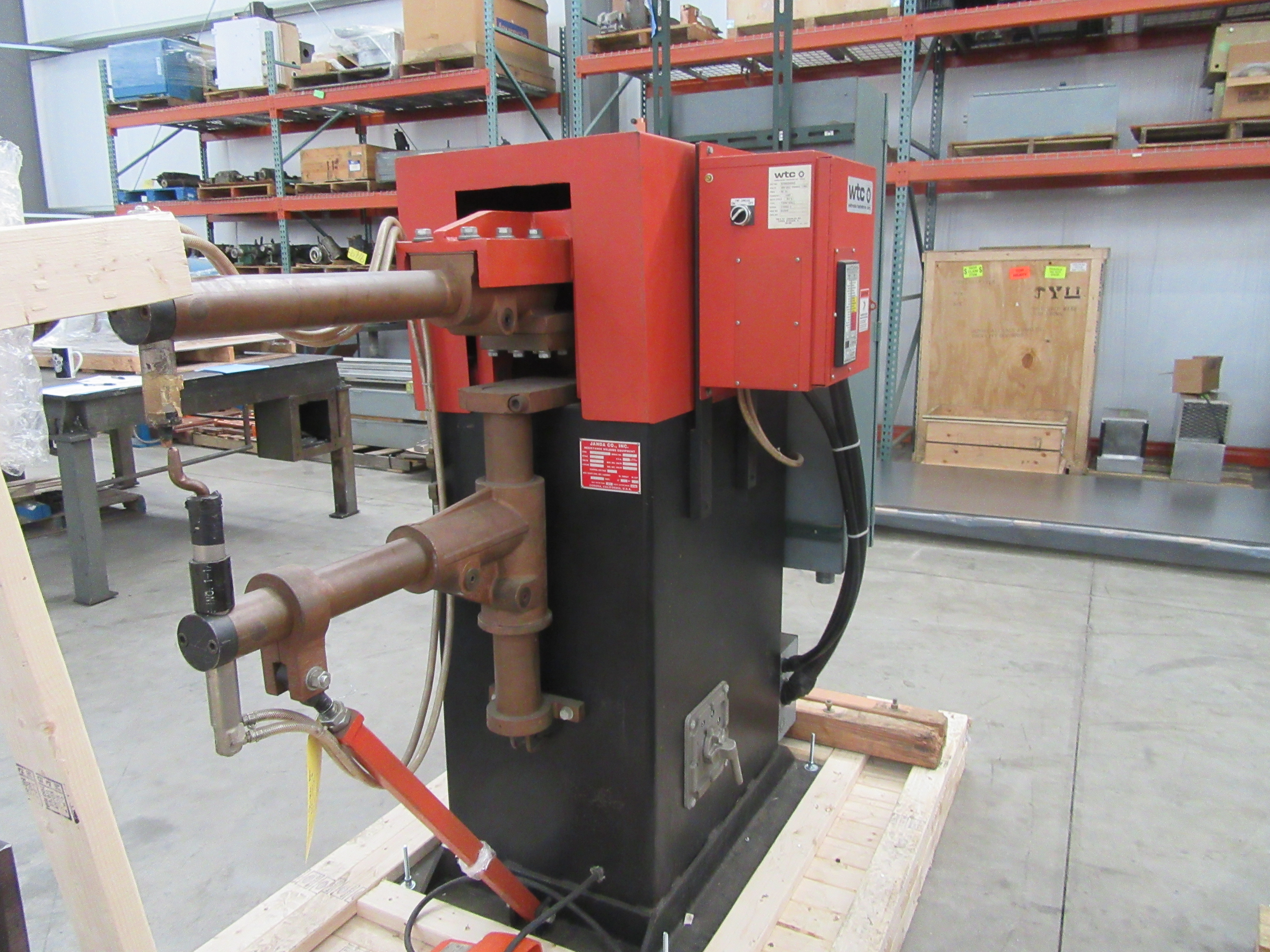 6743 Janda 200 KVA Heavy Duty Rocker Arm Type Spot Welder TJ SNOW